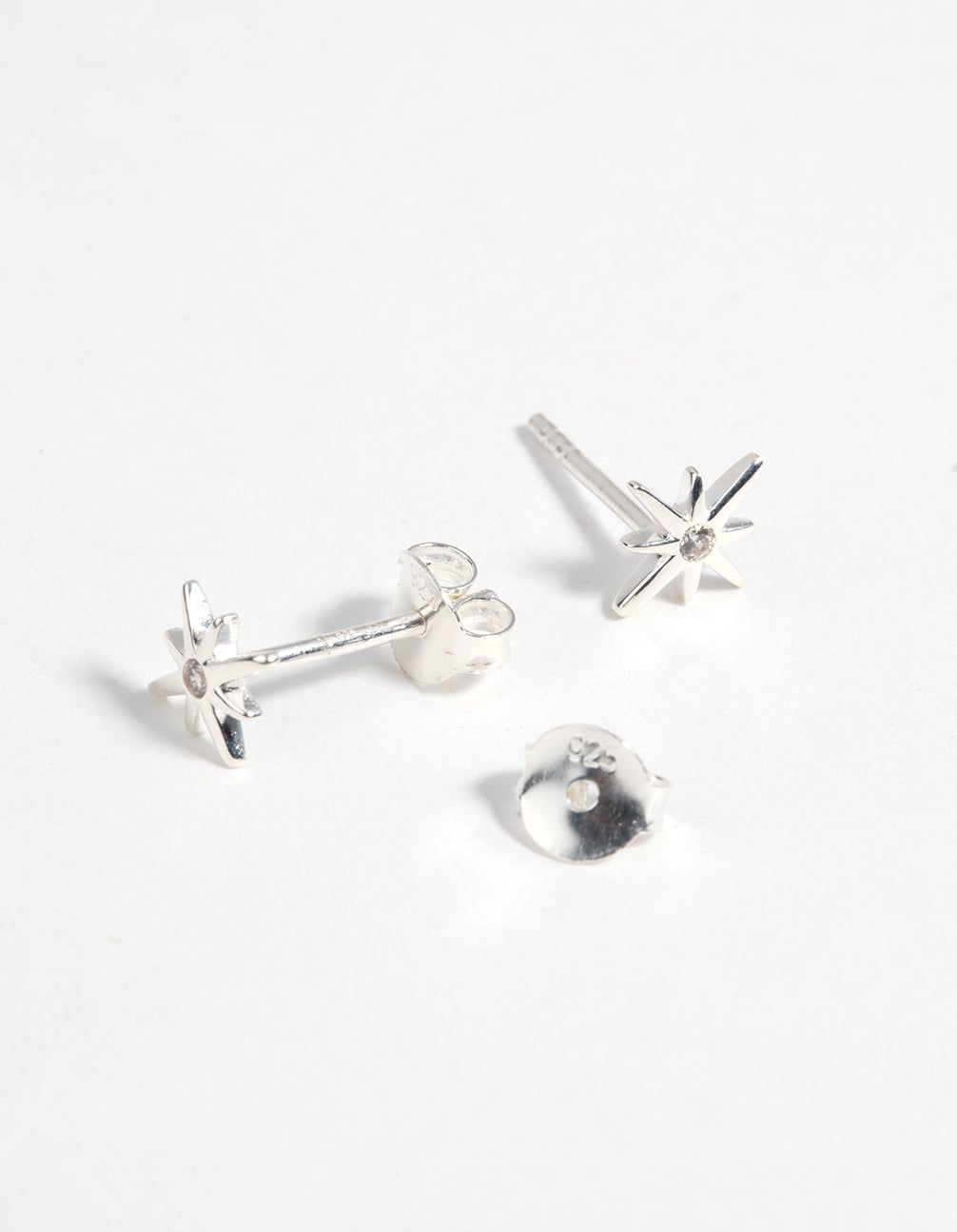 Sterling Silver Starburst Stud Earrings sold by lovisa product image thumbnail 3