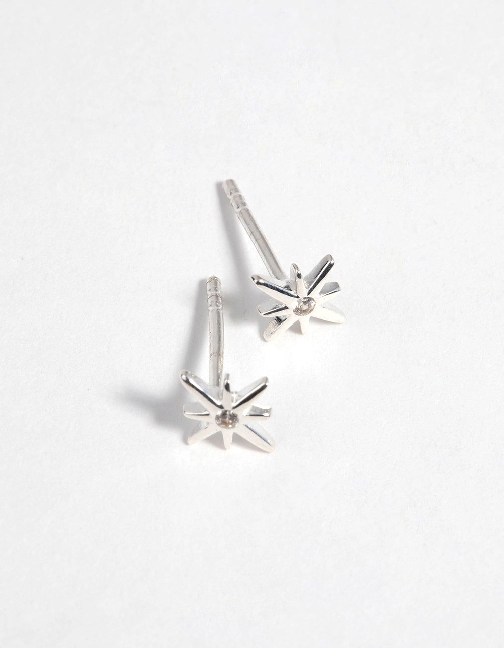 Sterling Silver Starburst Stud Earrings sold by lovisa