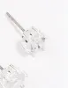 Silver Plated Classic Cubic Zirconia Stud Earrings sold by lovisa