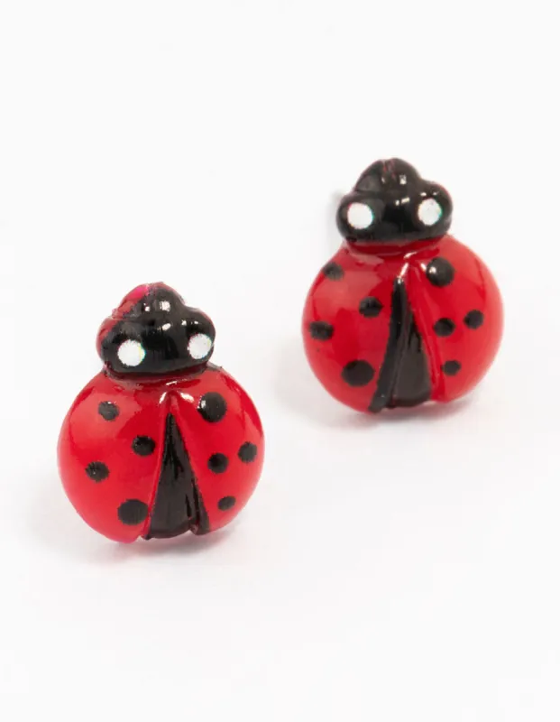 Ladybug Stud Earrings sold by lovisa