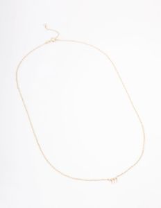 Gold Plated Sterling Silver 777 Angel Number Pendant Necklace sold by lovisa