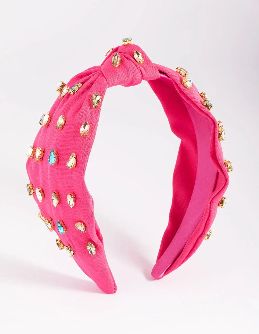 Mixed Stone Knot Detail Alice Band sold by lovisa