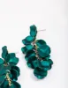 Green Iridescent Petal Drop Earrings sold by lovisa