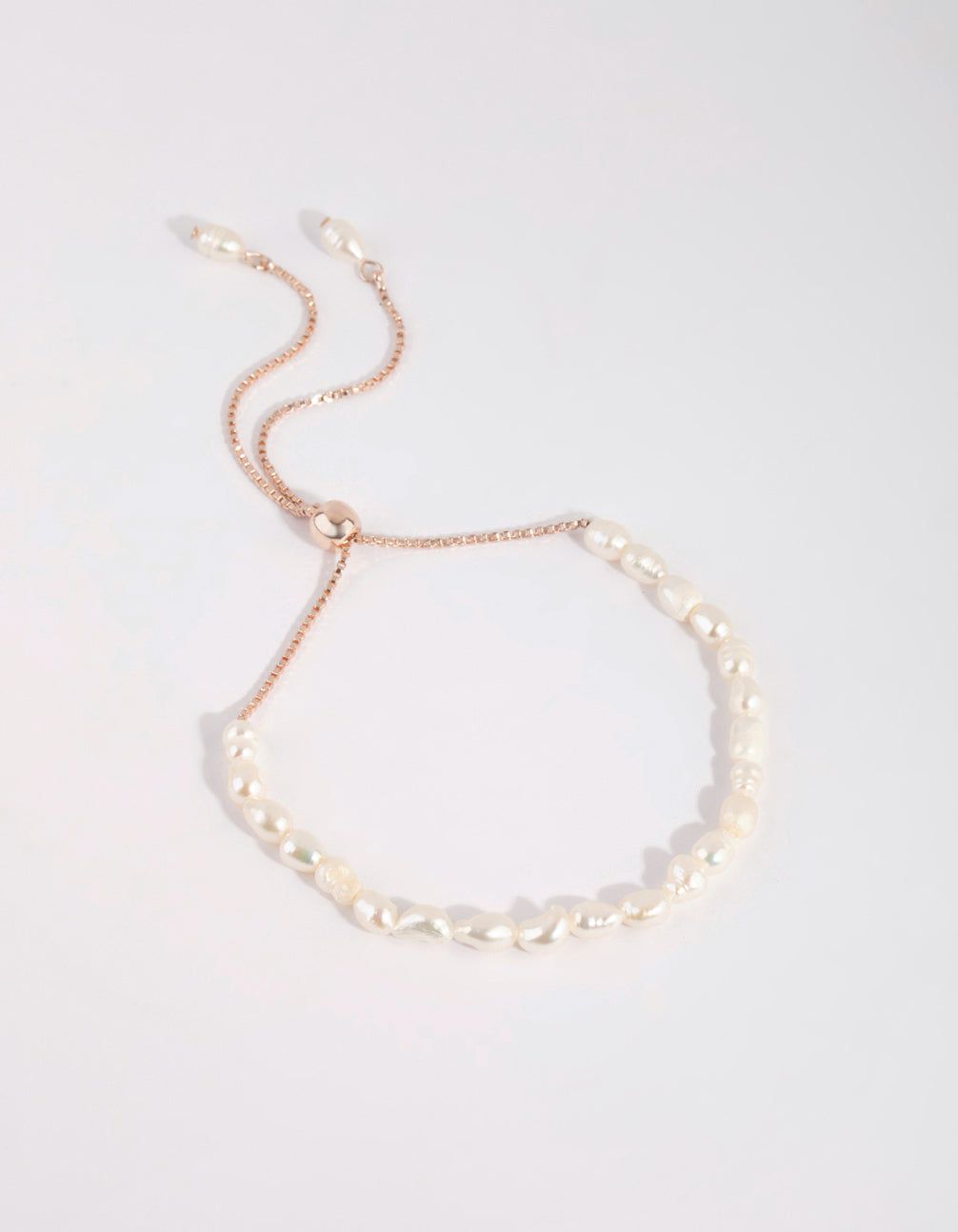 Rose Gold Pearl Toggle Bracelet sold by lovisa