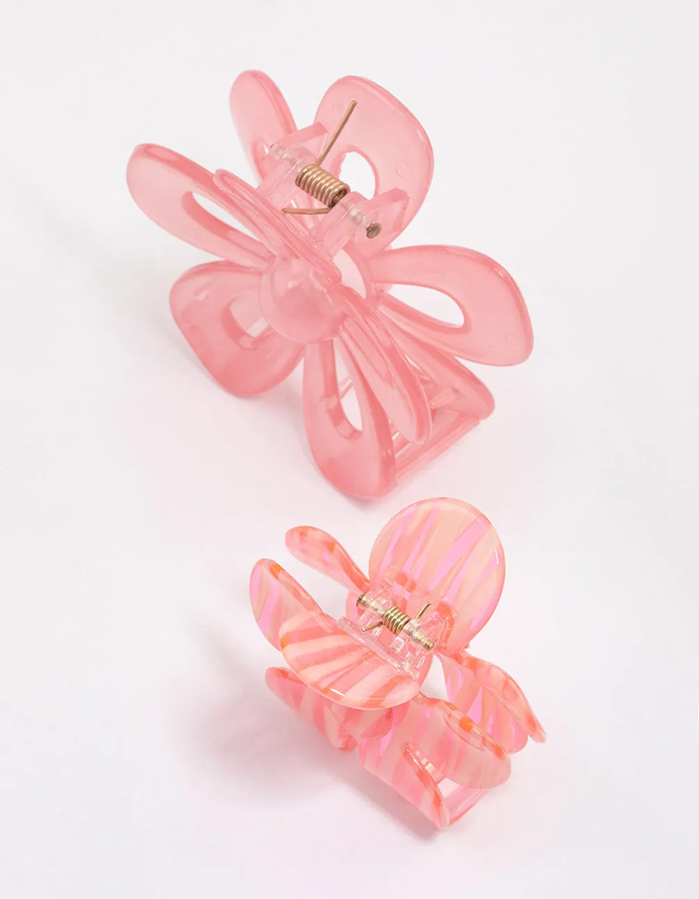 Pink Retro Flower Hair Claw Clip sold by lovisa product image thumbnail 3