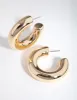 Gold Chunky C-Hoop Earrings sold by lovisa