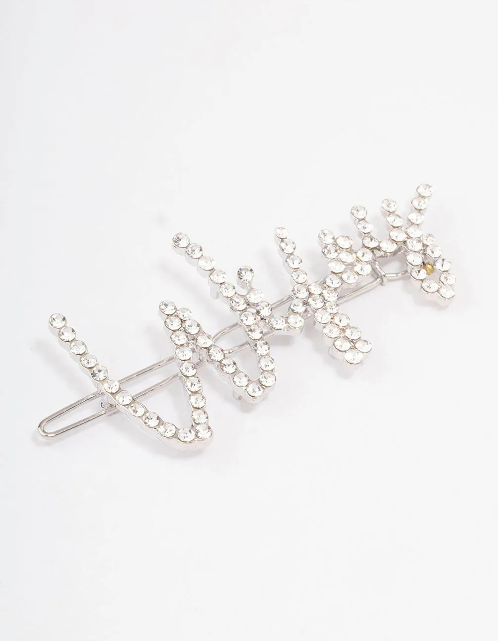 Rhodium Diamante Wifey Hair Clip sold by lovisa product image thumbnail 2