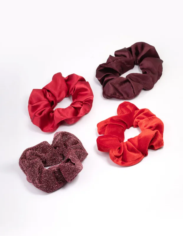 Red Christmas Hair Scrunchie Gift 4-Pack sold by lovisa