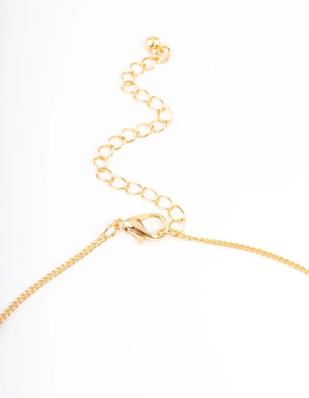 Gold Plated Sagittarius Necklace With Cubic Zirconia Pendant sold by lovisa product image thumbnail 5