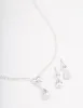 Silver Solitaire Necklace & Earring Jewellery Set sold by lovisa