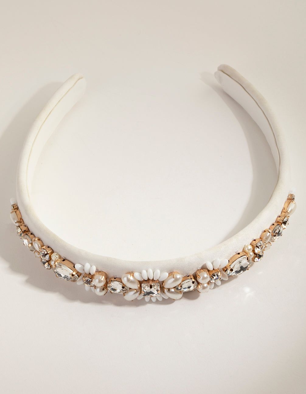 White Embellished Alice Band sold by lovisa product image thumbnail 3