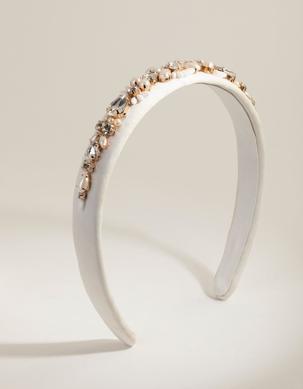 White Embellished Alice Band sold by lovisa