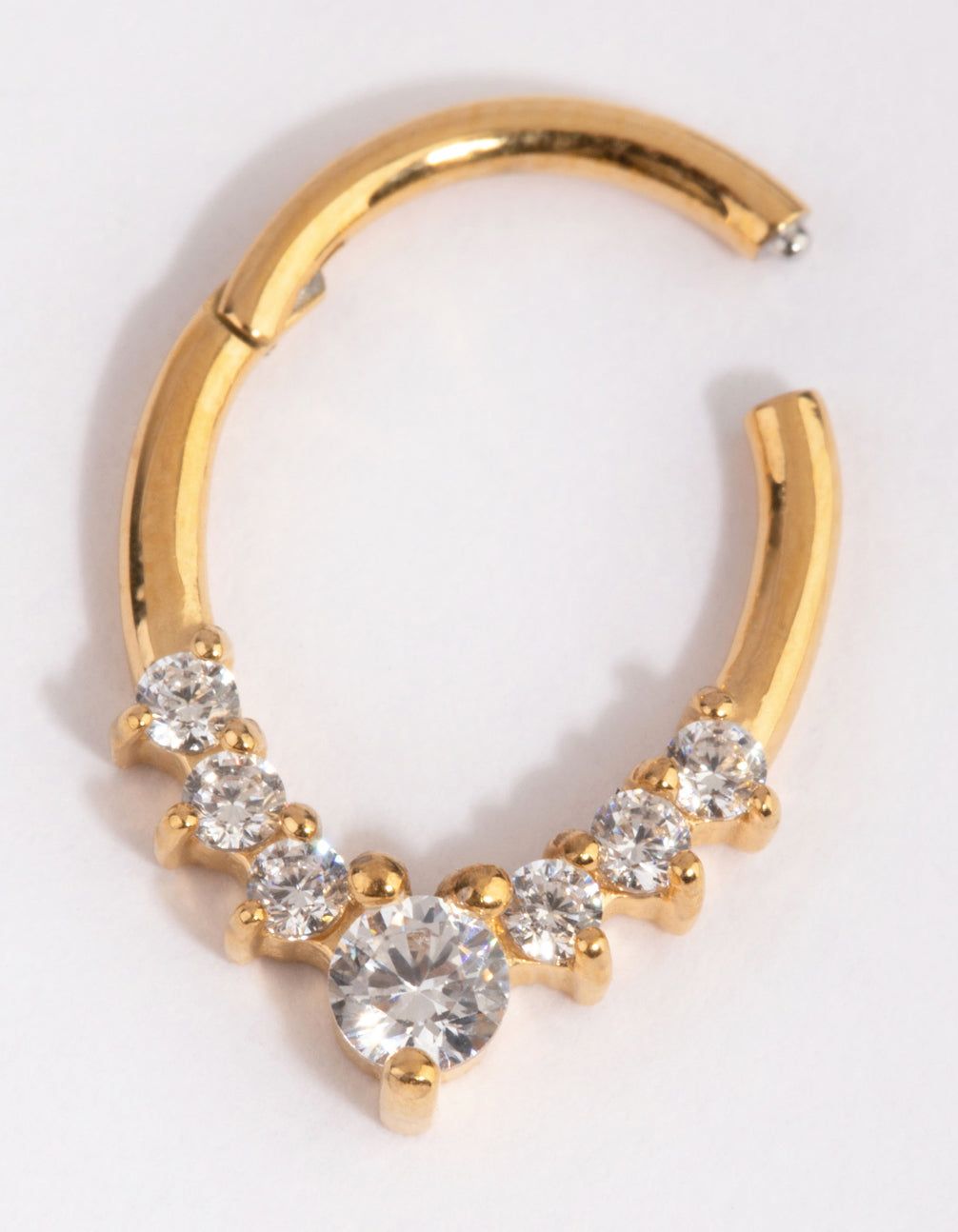 Gold Surgical Steel Crystal Clicker sold by lovisa product image thumbnail 2