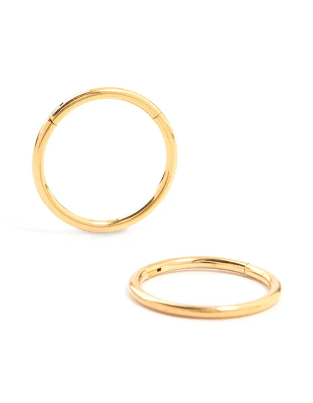 Waterproof Gold Plated Stainless Steel Sleeper Earrings sold by lovisa