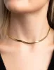 Waterproof Gold Plated Stainless Steel Herringbone Necklace sold by lovisa