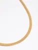 Waterproof Gold Plated Stainless Steel Herringbone Necklace sold by lovisa