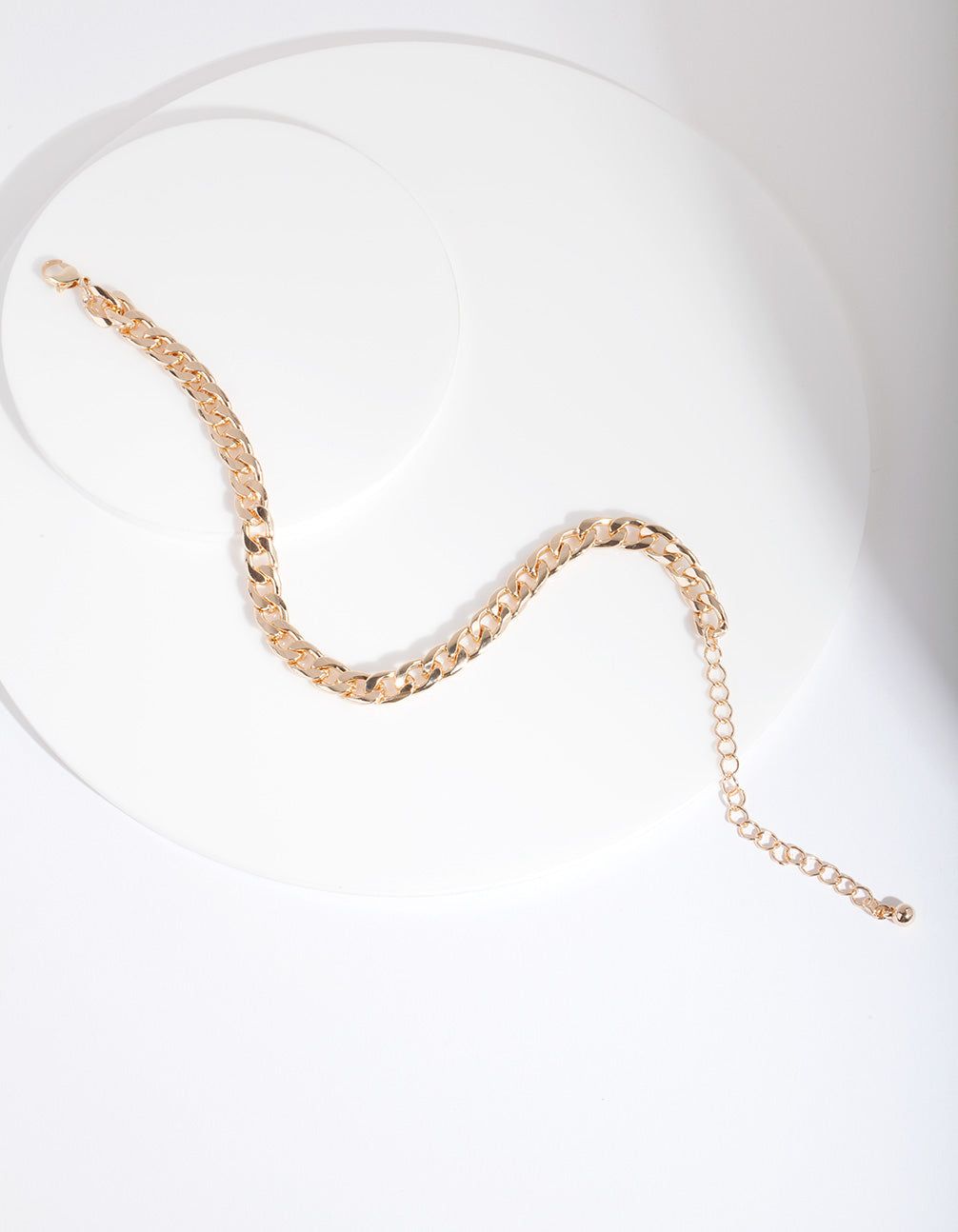 Gold 7mm Cuban Chain Anklet sold by lovisa product image thumbnail 2