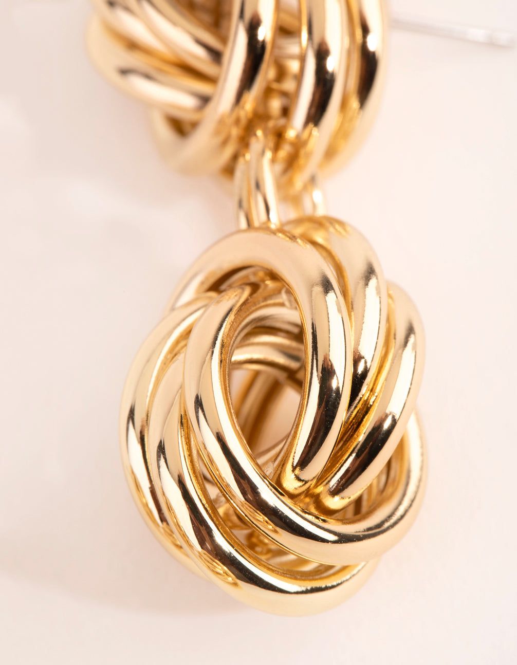 Gold Plated Statement Twist Knot Earrings sold by lovisa product image thumbnail 4