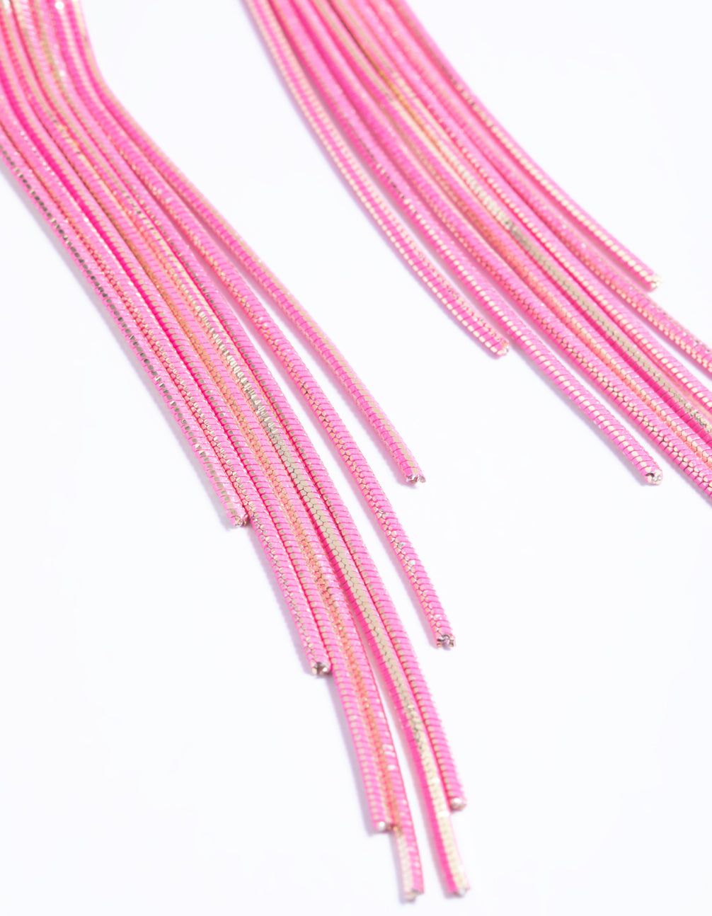 Pink Waterfall Chain Drop Earrings sold by lovisa product image thumbnail 5