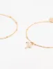 Gold Ball & Diamante Cross Bracelets 2-Pack sold by lovisa