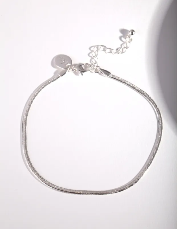 Silver Anklet sold by lovisa
