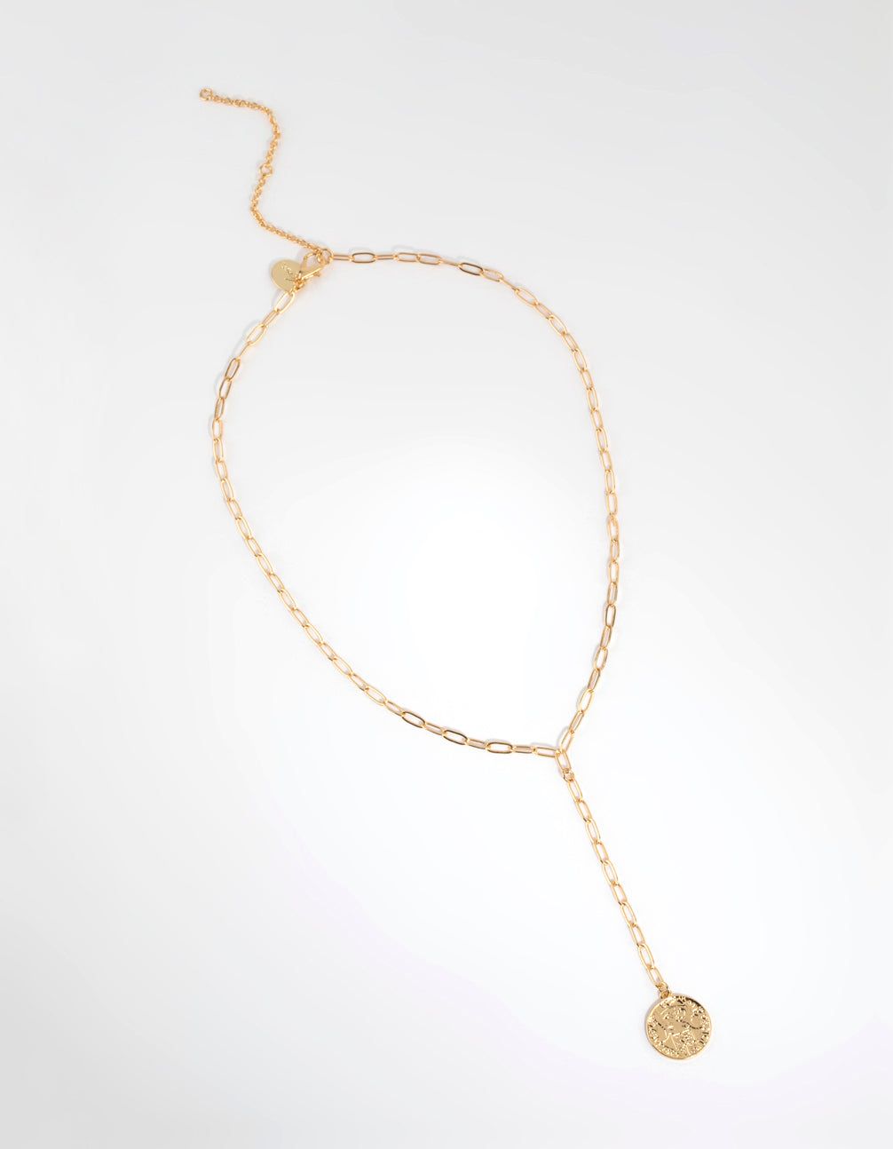 Gold Plated Oval Link Coin Necklace sold by lovisa product image thumbnail 2