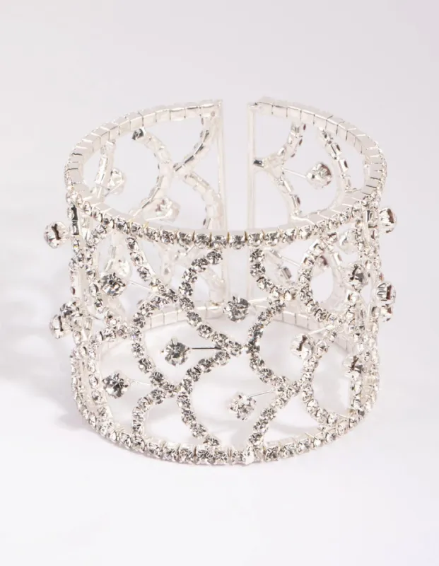 Silver Chandelier Statement Cuff Bracelet sold by lovisa