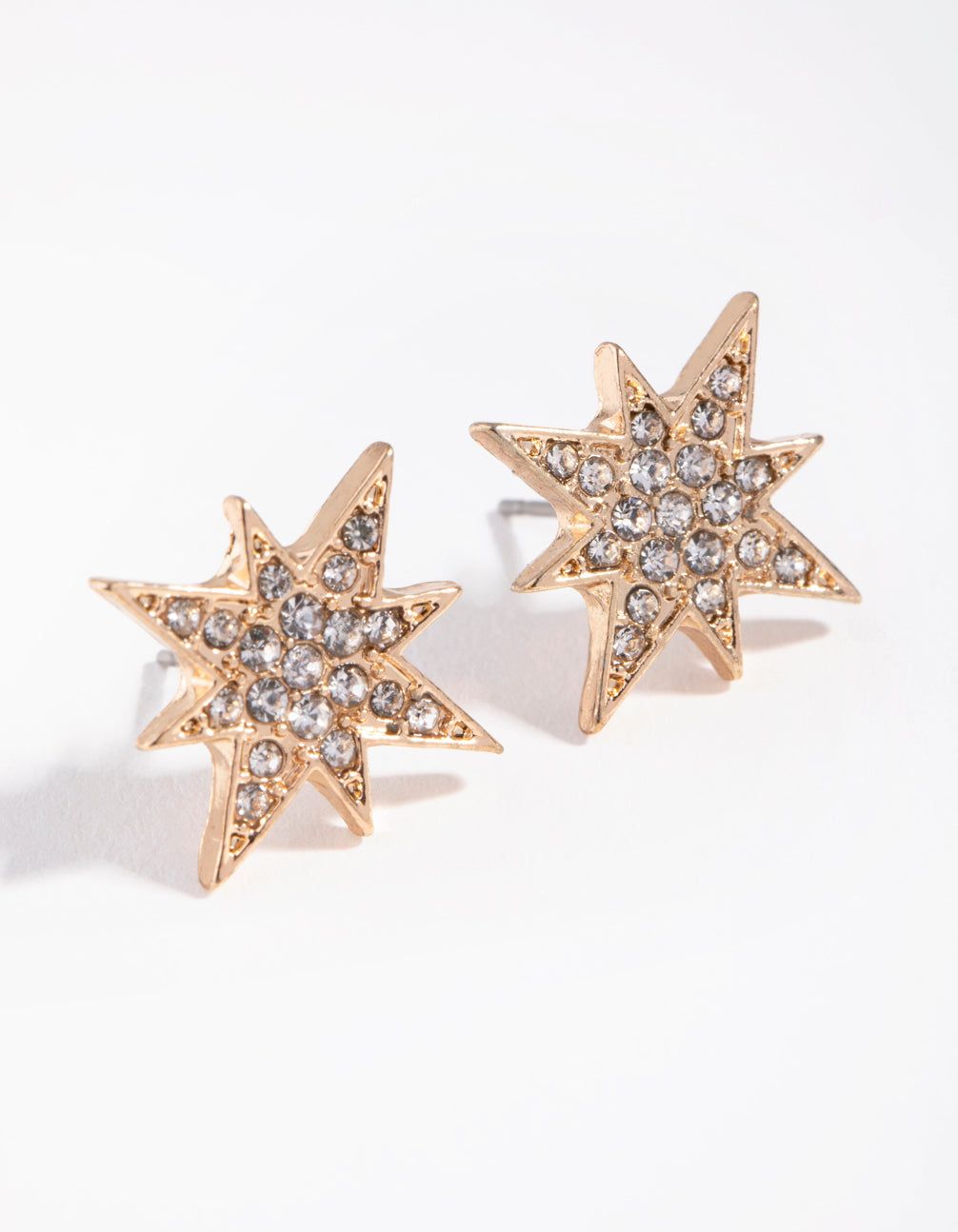 Gold Celestial Burst Stud Earrings sold by lovisa
