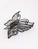Coated Black Detail Butterfly Claw Clip sold by lovisa