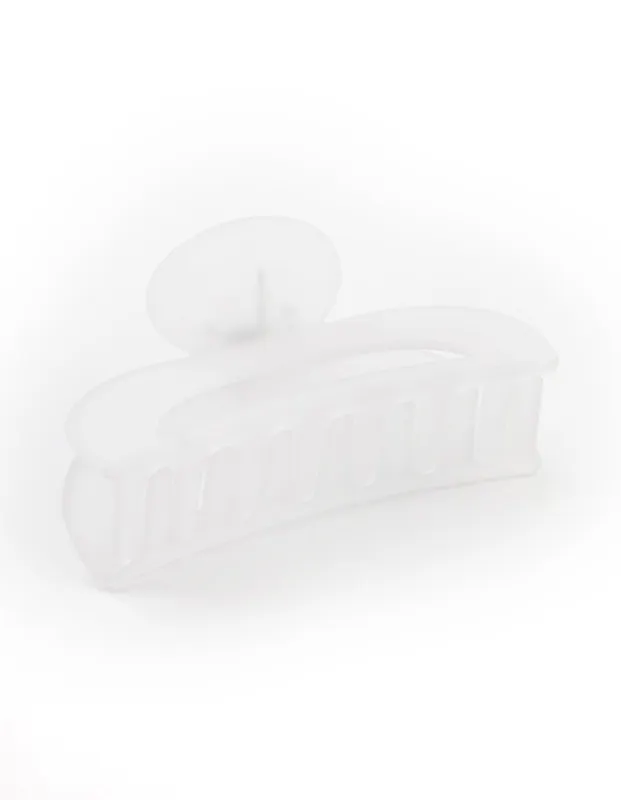 Clear Frosted Arch Claw Clip sold by lovisa