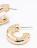 Gold Plated Mini Chunky Hoop Earrings sold by lovisa