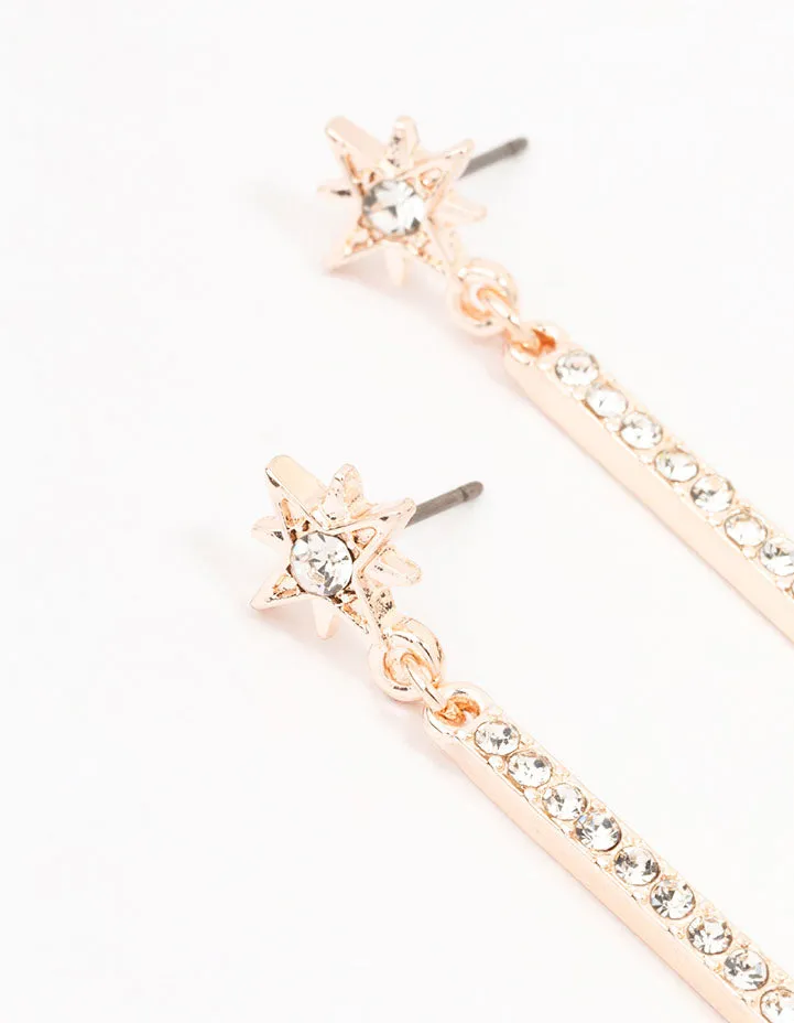 Rose Gold Celestial Pearl Drop Earrings sold by lovisa product image thumbnail 2