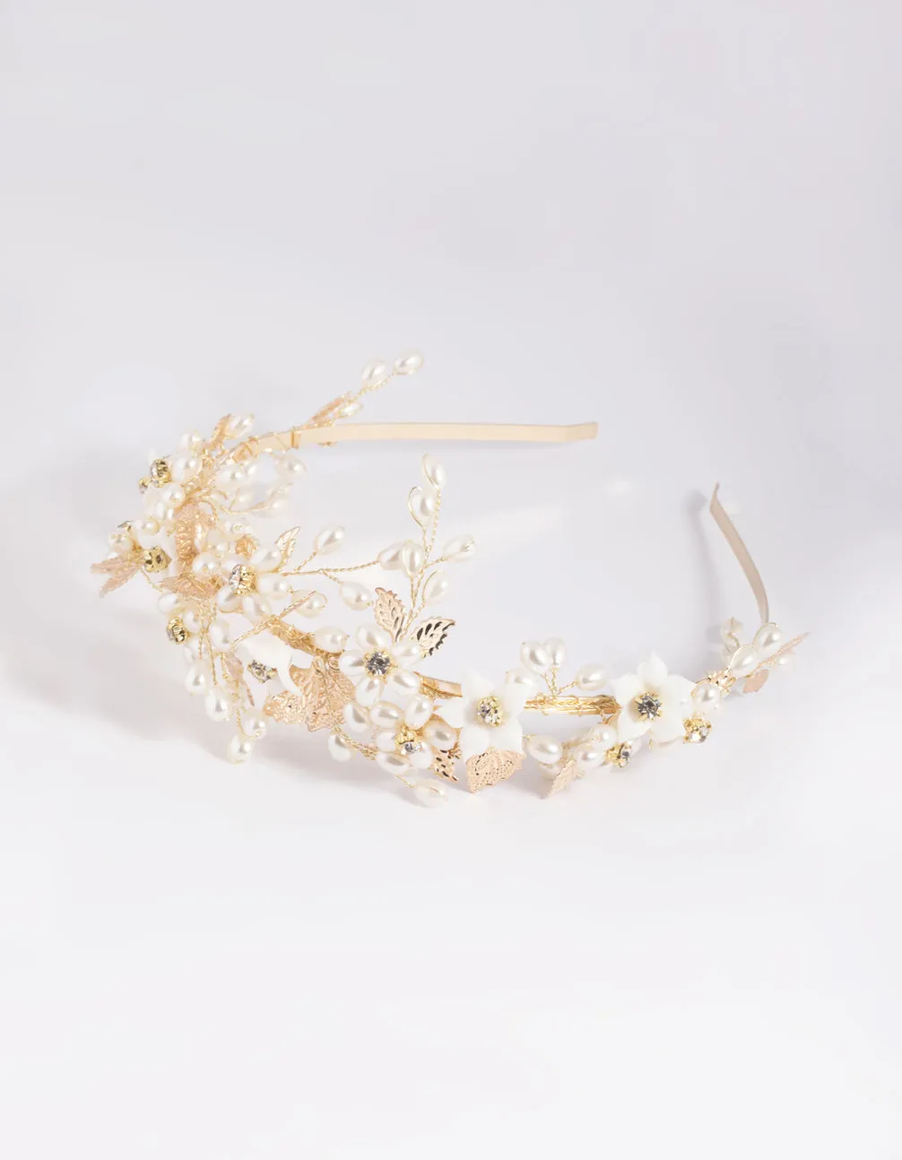 Gold Flower & Leaf Headband sold by lovisa product image thumbnail 4