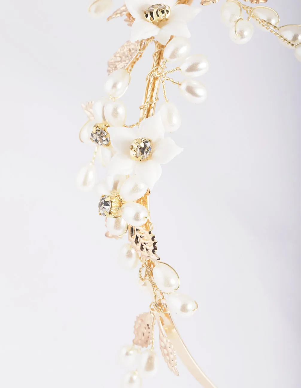 Gold Flower & Leaf Headband sold by lovisa product image thumbnail 3