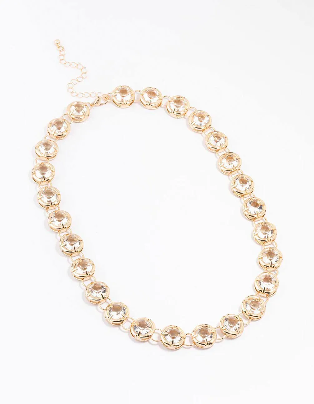 Gold Diamante Statement Necklace sold by lovisa product image thumbnail 2
