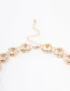 Gold Diamante Statement Necklace sold by lovisa