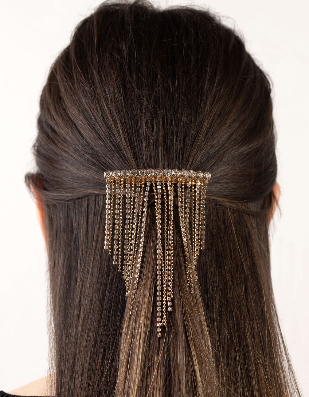 Gold Diamante Waterfall Clip sold by lovisa product image thumbnail 2