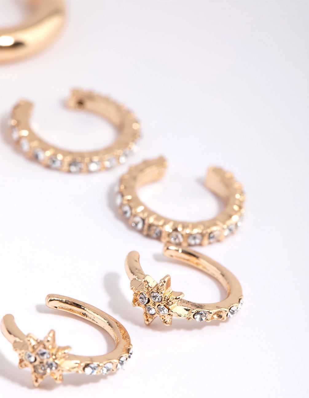 Gold Diamante Cuff Stack Pack sold by lovisa product image thumbnail 2