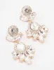 Gold Blossom Bling Drop Earrings sold by lovisa