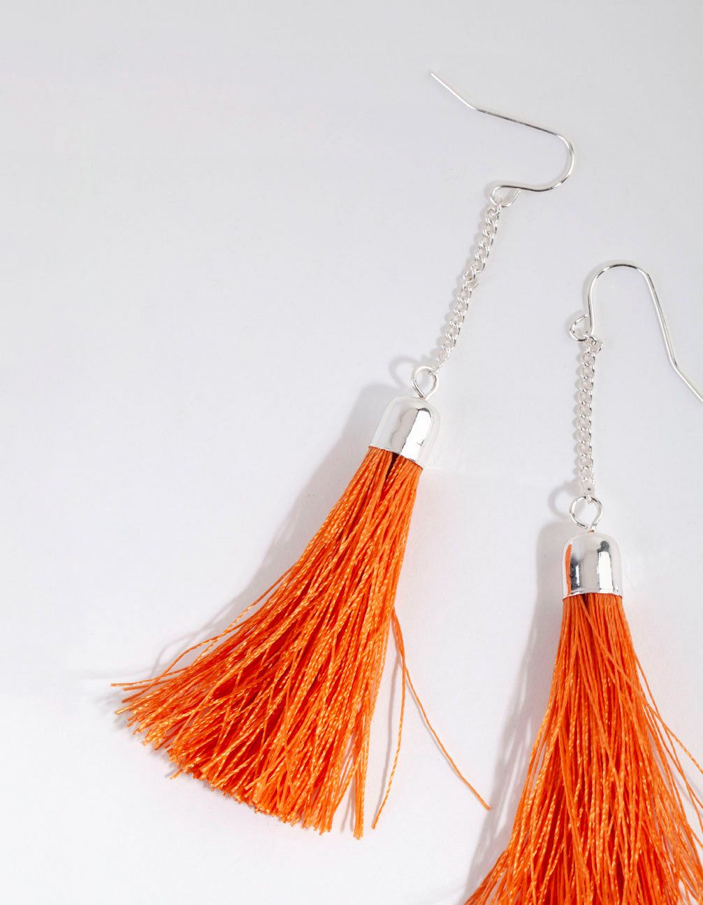 Orange Capped Tassel Drop Earrings sold by lovisa product image thumbnail 2