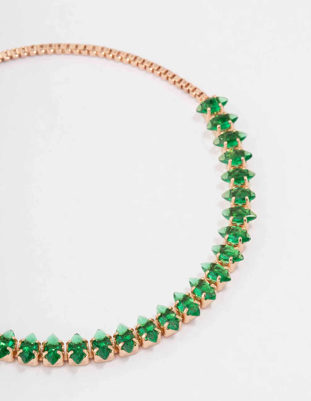 Gold Cubic Zirconia Mixed Marquise Toggle Bracelet sold by lovisa product image thumbnail 4