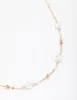 Gold Pearl & Ball Station Necklace sold by lovisa