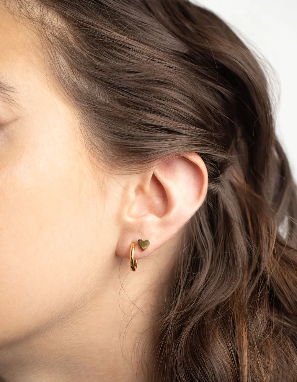 Gold Plated Surgical Steel Heart Stud Earring Set sold by lovisa product image thumbnail 2