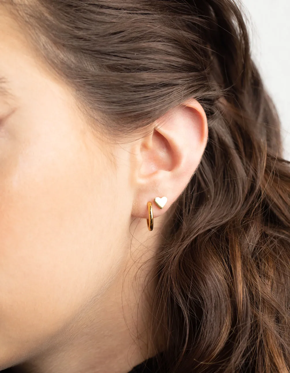 Gold Plated Surgical Steel Heart Stud Earring Set sold by lovisa product image thumbnail 5