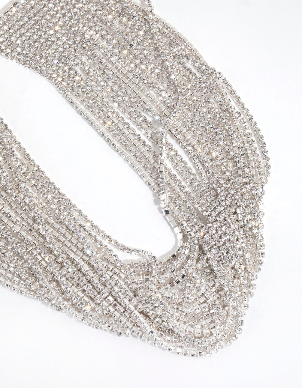 Silver Layered Choker sold by lovisa