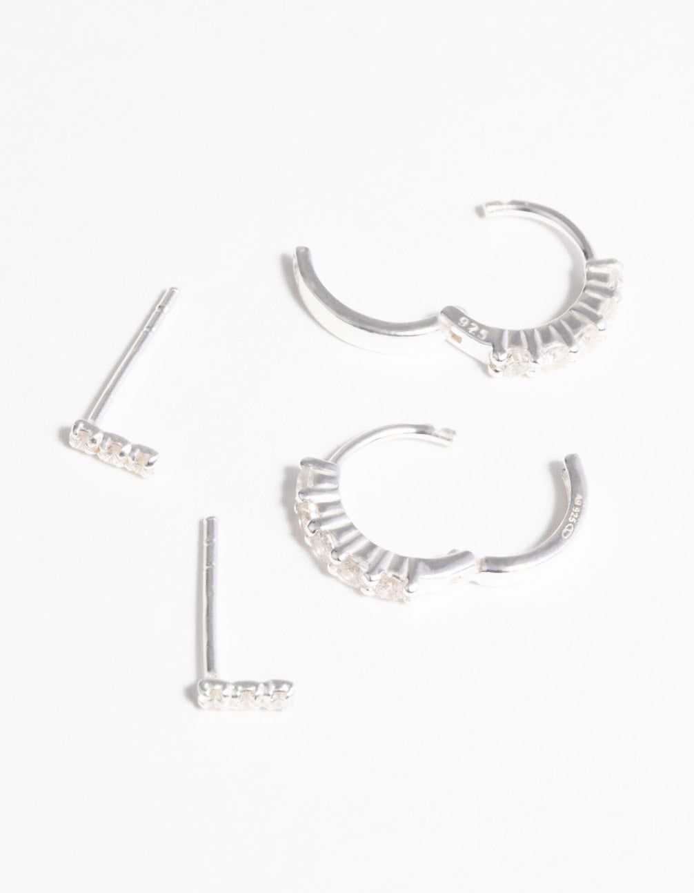 Sterling Silver Diamante Stack Pack sold by lovisa product image thumbnail 4
