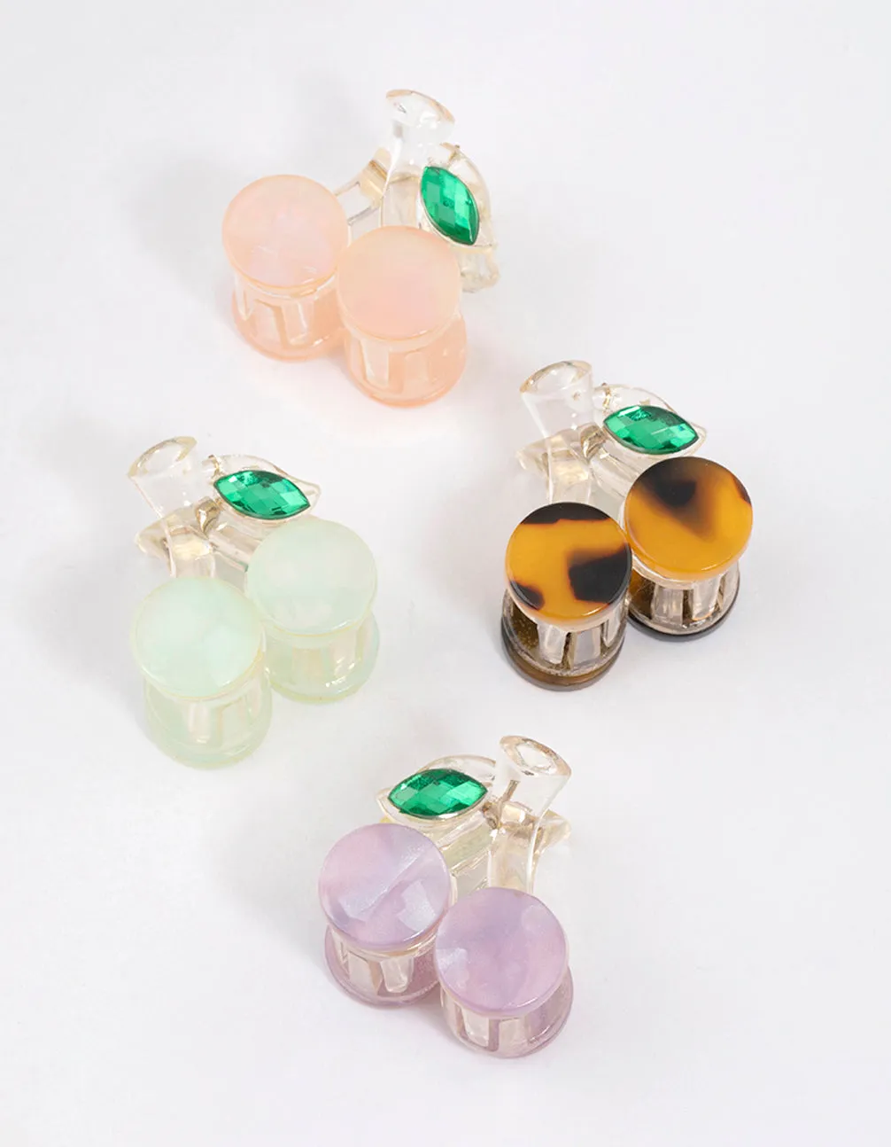 Cherry Hair Claw Clip 4-Pack sold by lovisa