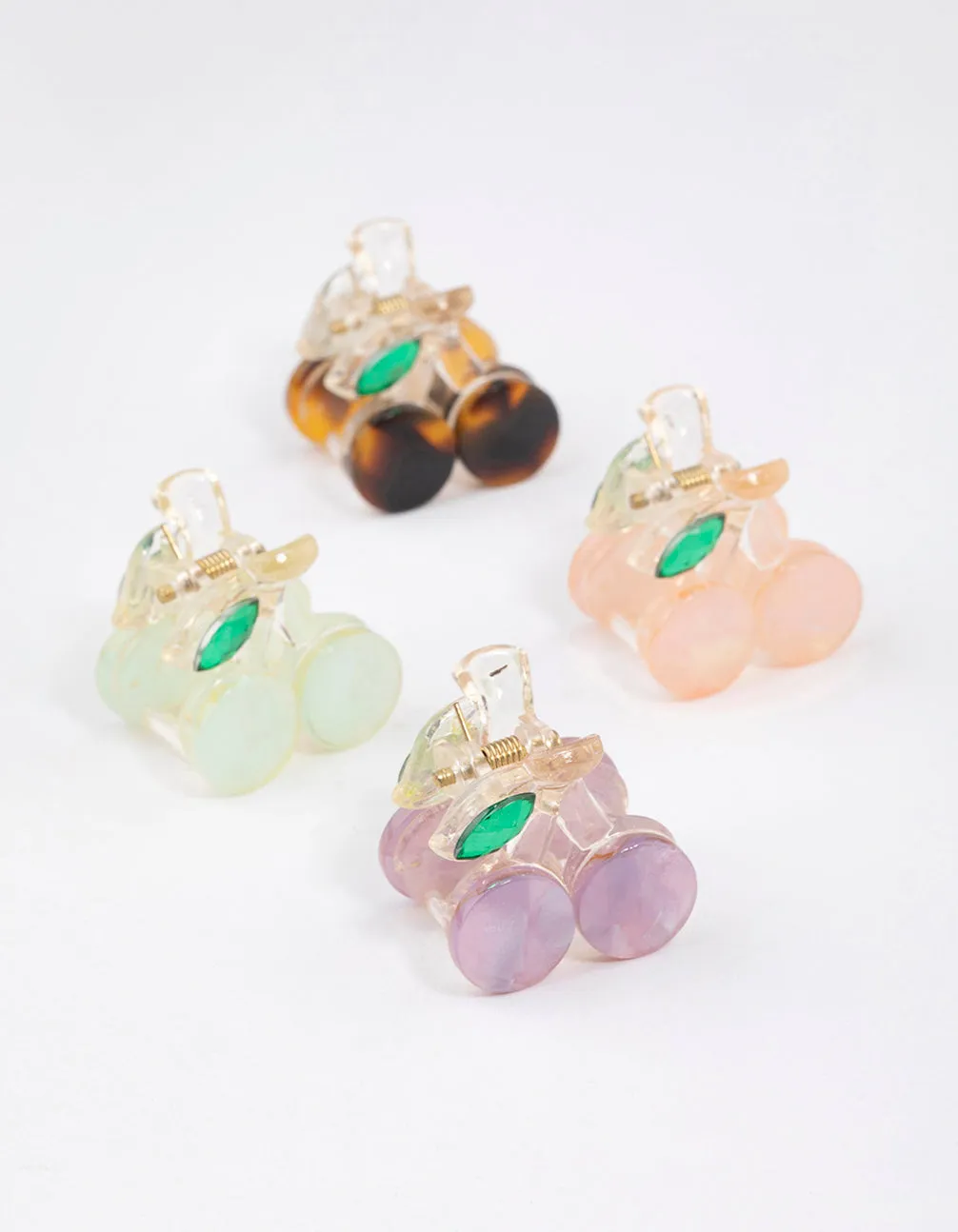 Cherry Hair Claw Clip 4-Pack sold by lovisa product image thumbnail 2