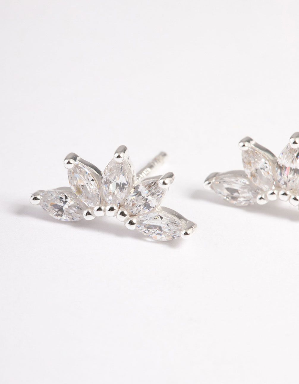 Sterling Silver Cubic Zirconia Fan Stud Earrings sold by lovisa product image thumbnail 2