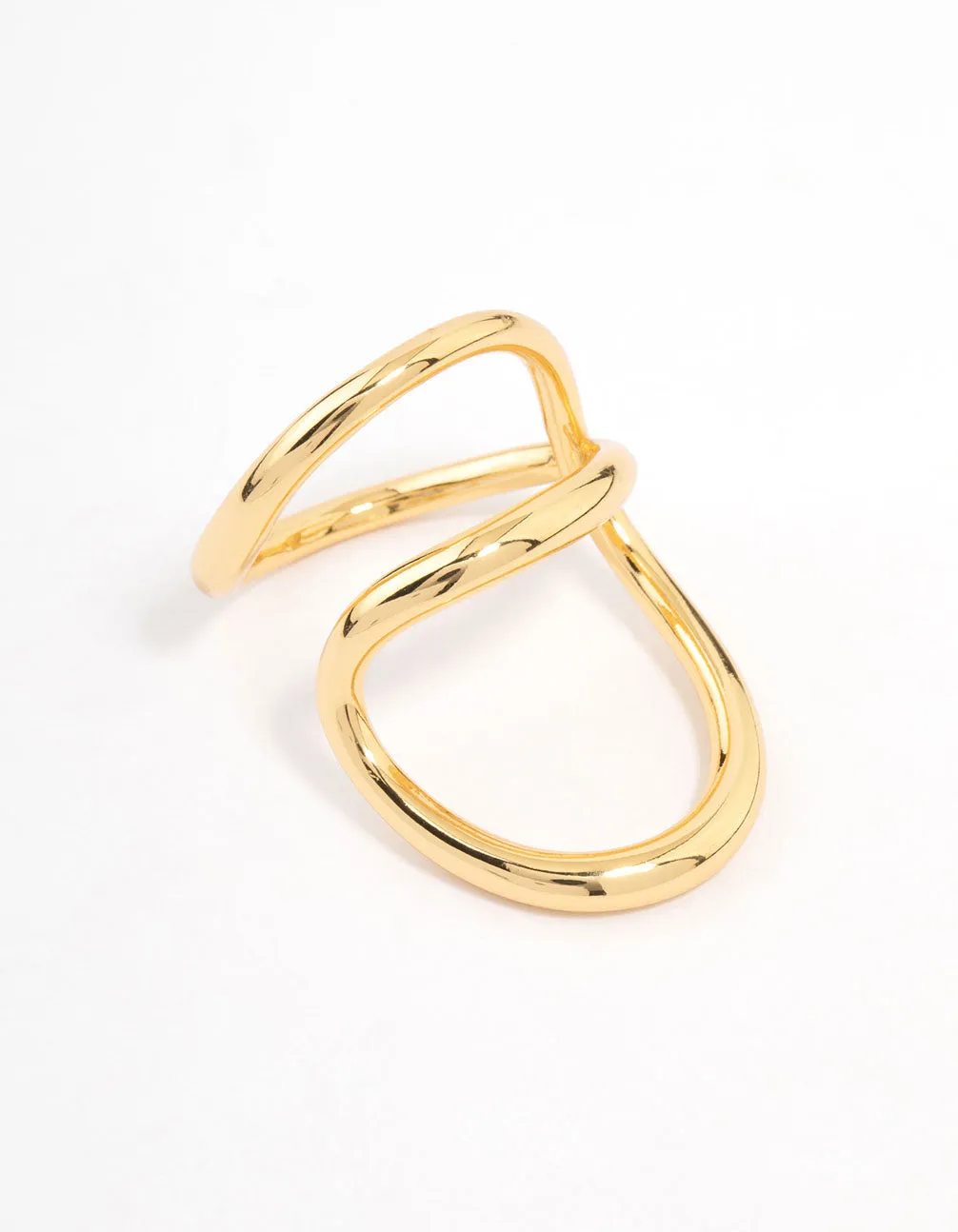 Gold Plated Elongated Wrap Ring sold by lovisa